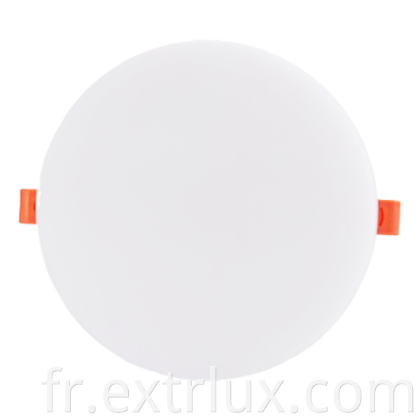 Recessed Round Iron Panel Light Front